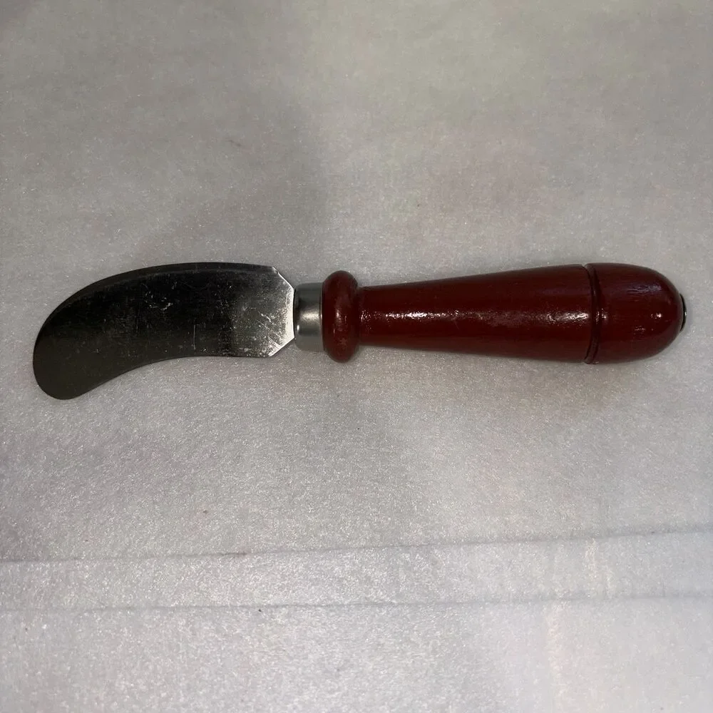 Spreading Knife Wooden Handle Stainless Steel Cheese Butter Spreader